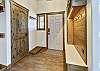 Entryway with coat closet and plenty of storage for outdoor gear - Highwood Hideaway Breckenridge Vacation Rental