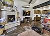 Gas Fireplace - Highwood Hideaway Breckenridge Vacation Rental