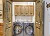 Laundry area, located on the lower level - Highwood Hideaway Breckenridge Vacation Rental