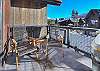 Outdoor deck with gas grill - Breckenridge Vacation Rental