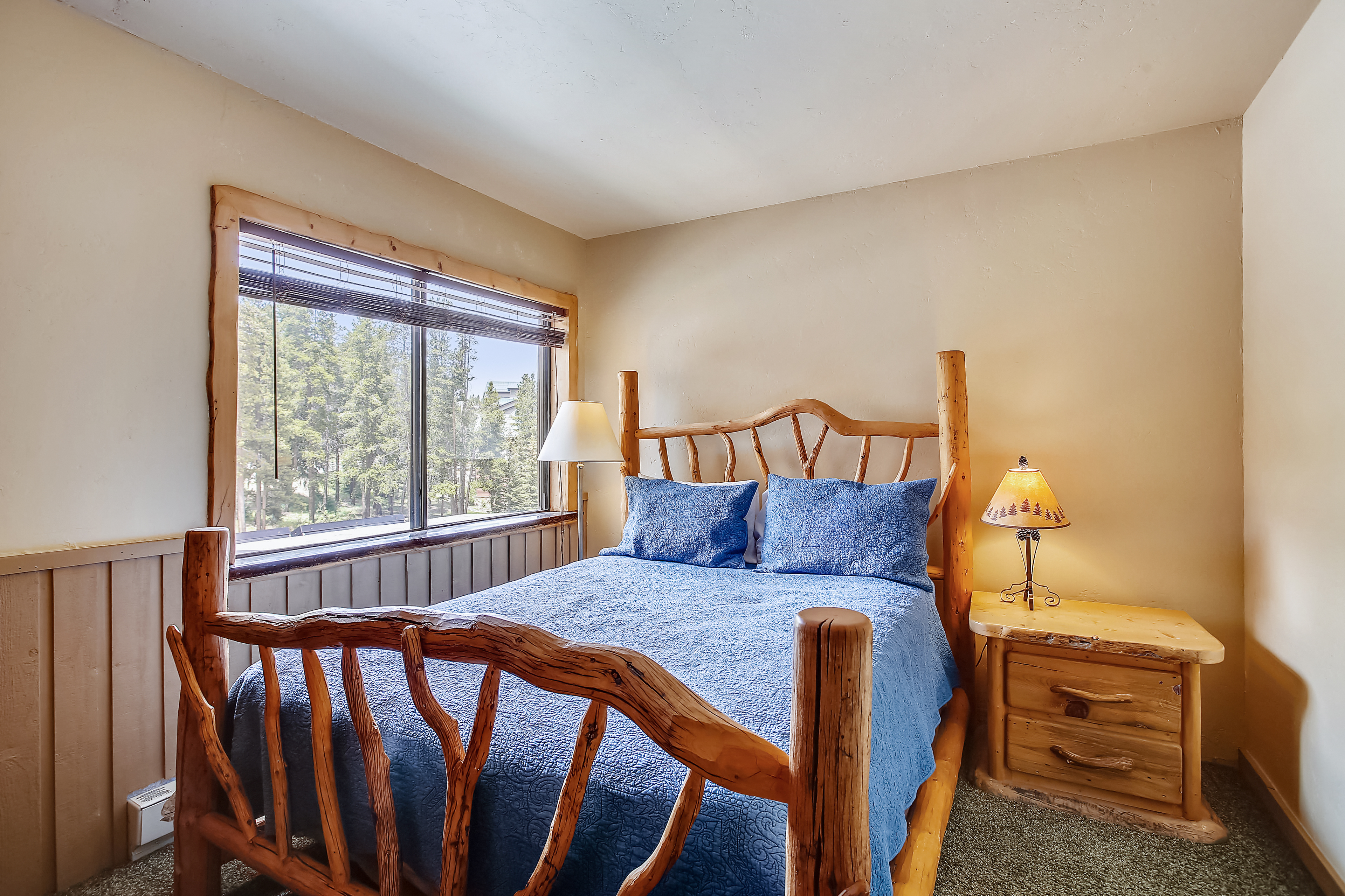 Queen bedroom - Cedars 53 Breckenridge Vacation Rental