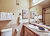 Shared bathroom for queen bedroom and bunk bedroom - Cedars 53 Breckenridge Vacation Rental