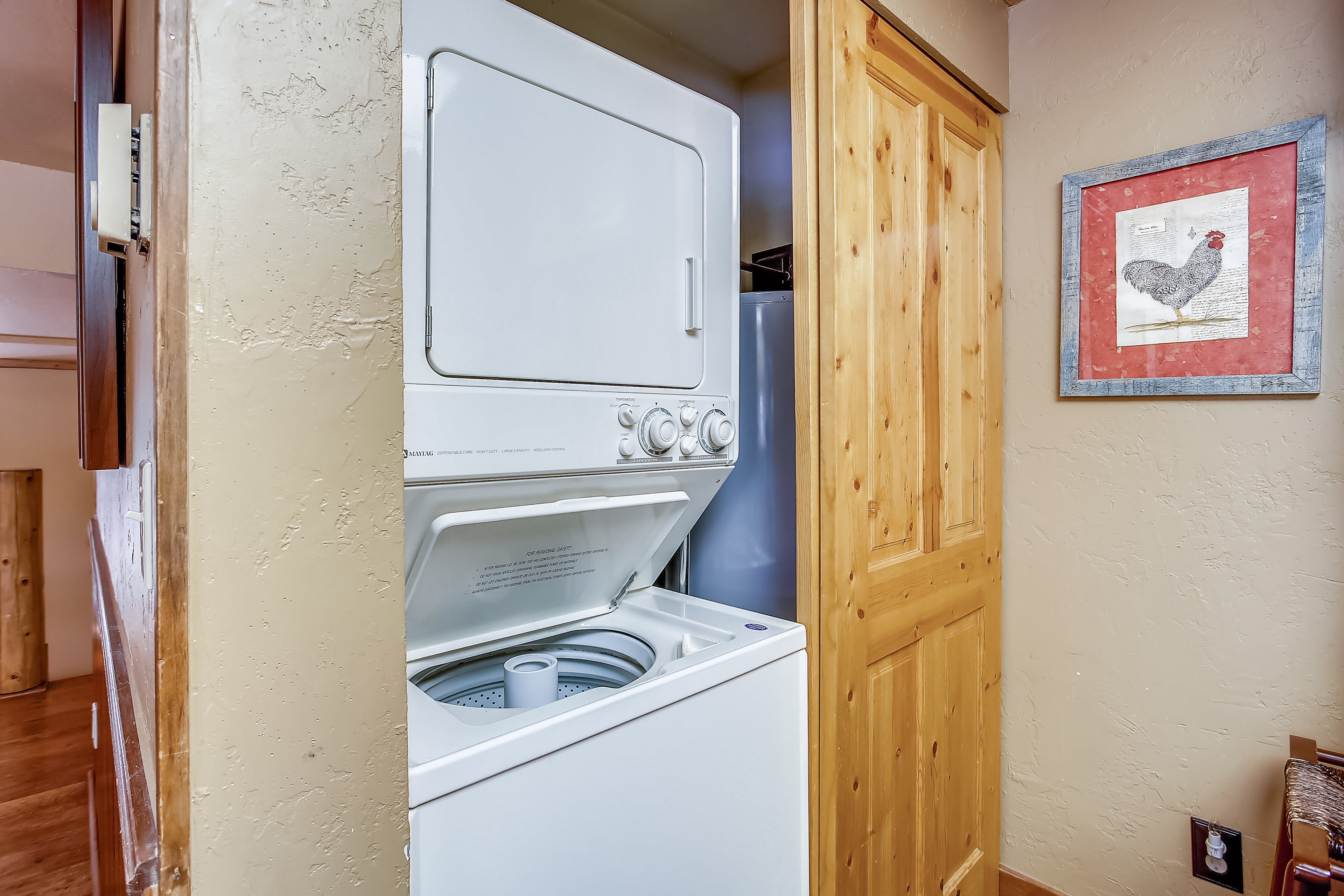 Laundry area with full size washer and dryer - Cedars 53 Breckenridge Vacation Rental