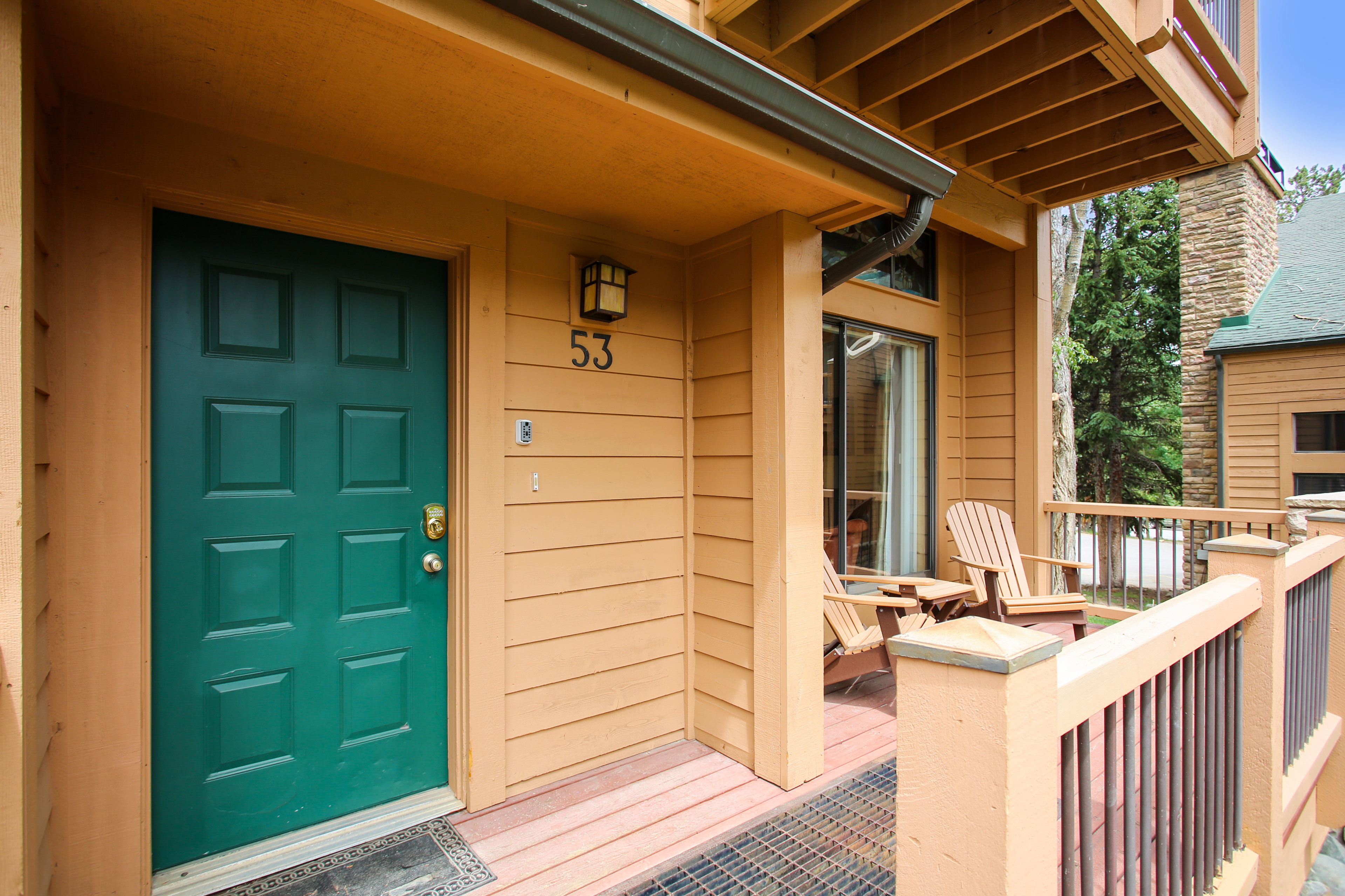 Entryway exterior view - Cedars 53 Breckenridge Vacation Rental
