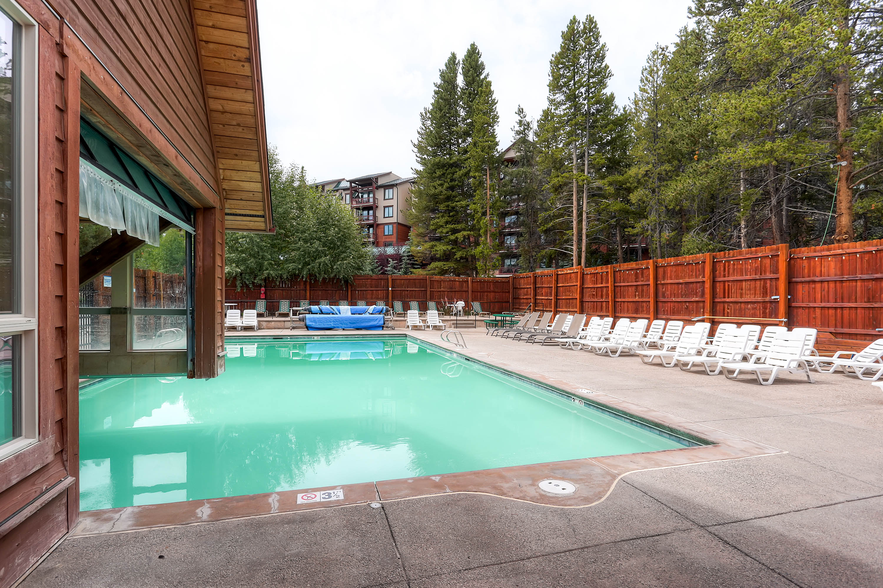 Common area indoor/outdoor pools - Cedars 53 Breckenridge Vacation Rental