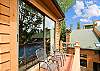 Relax in the sun from the private master balcony - Cedars 53 Breckenridge Vacation Rental