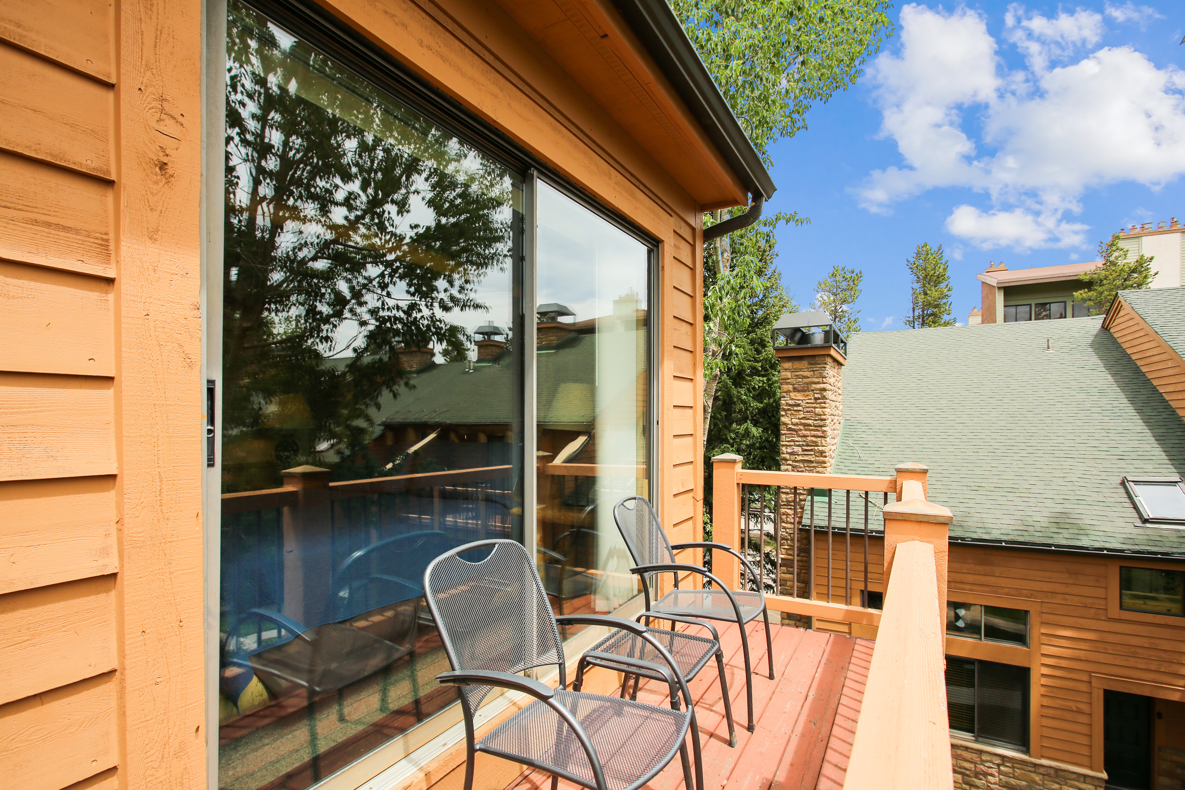 Relax in the sun from the private master balcony - Cedars 53 Breckenridge Vacation Rental