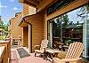 Beautiful outdoor seating area - Cedars 53 Breckenridge Vacation Rental