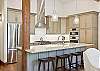 Kitchen with bar seating - Cucumber 41 - Breckenridge Vacation Rental