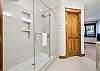 Main bath walk-in shower - lower level - Cucumber 41 - Breckenridge Vacation Rental