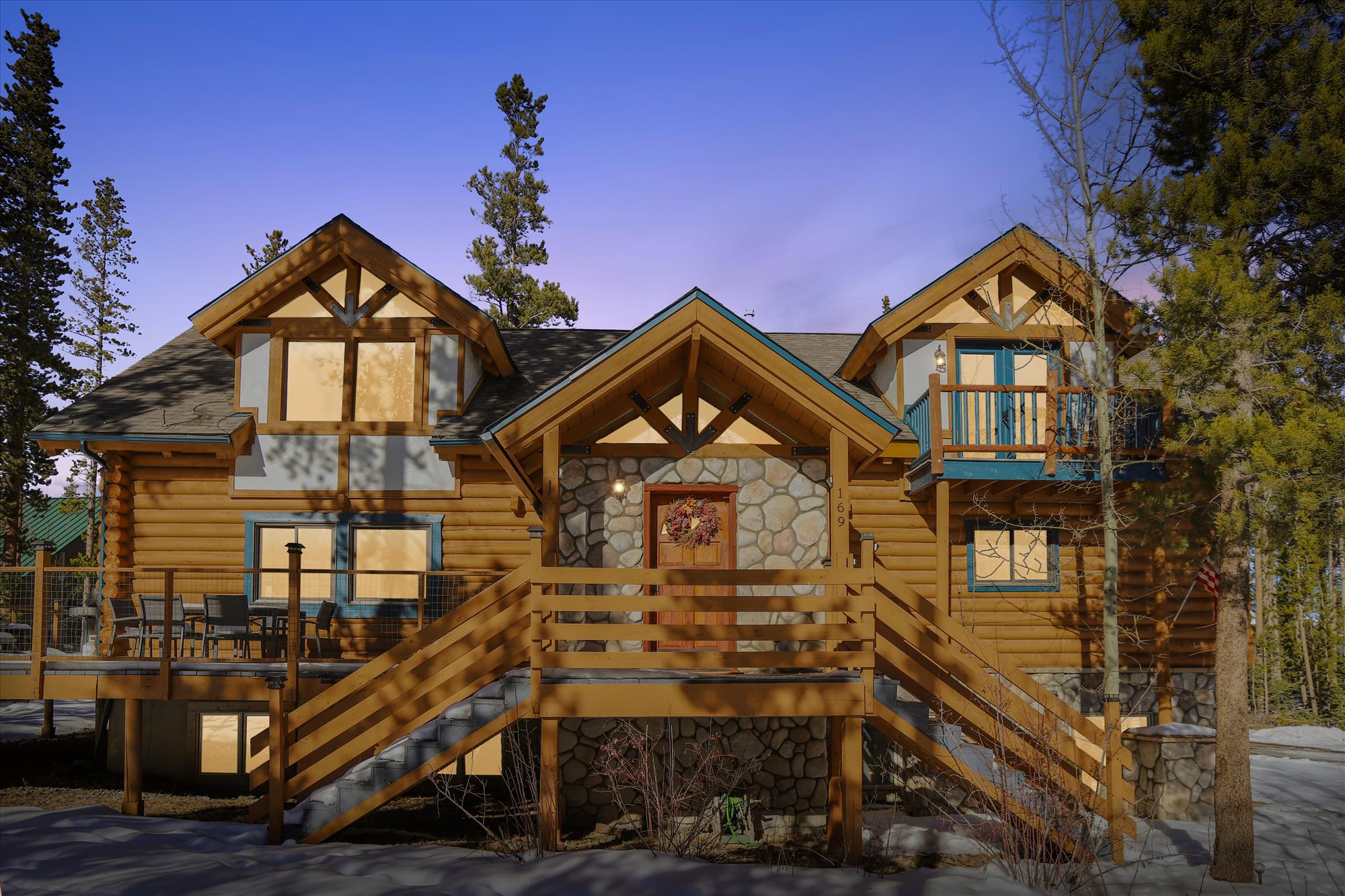 American Way rental house exterior -American Way Chalet Breckenridge Vacation Rental