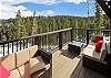 Private master deck - Barton Creek Vista Breckenridge Vacation Rental 