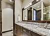 Private bathroom for lower level king bedroom - Barton Creek Vista Breckenridge Vacation Rental 