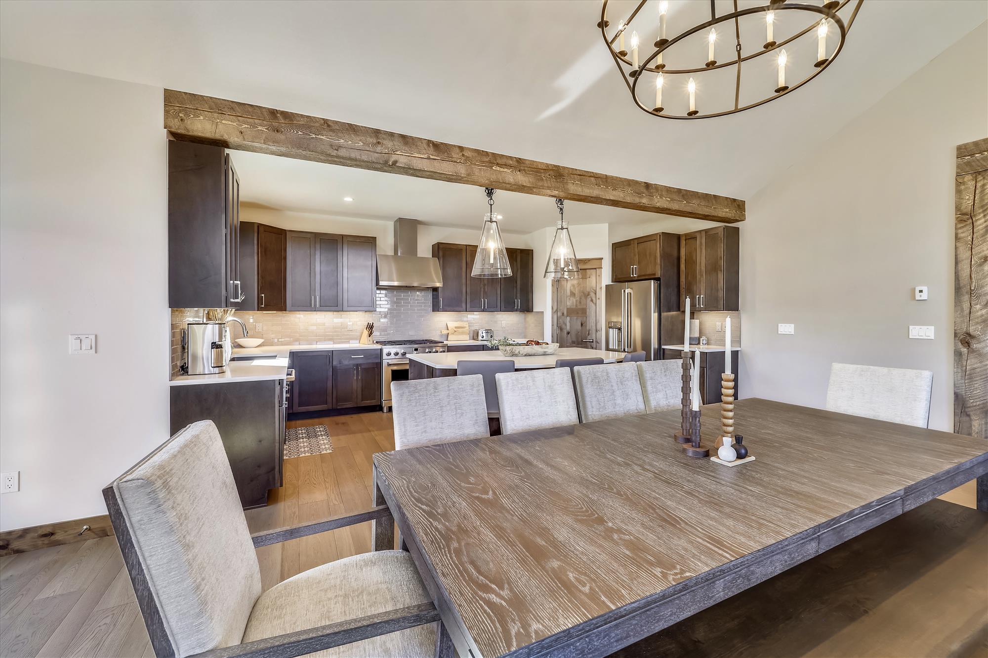 Seating for 10 at the dining table - Cocoa Cabin Breckenridge Vacation Rental