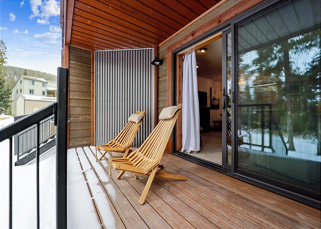 Additional deck view - Atrium 003 Breckenridge Vacation Rental