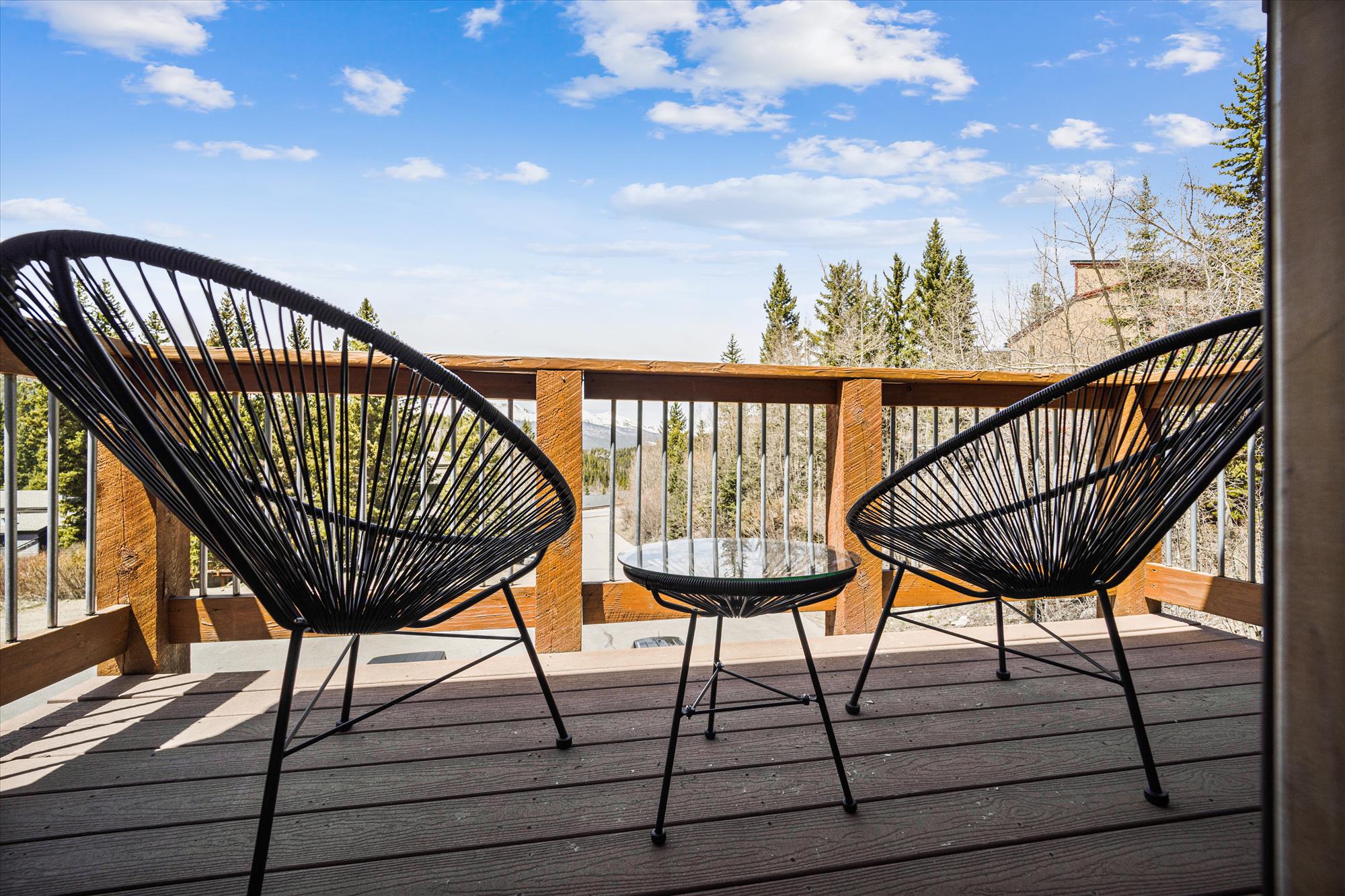 Deck off of master bedroom - Tenmile Viewhouse Breckenridge Vacation Rental