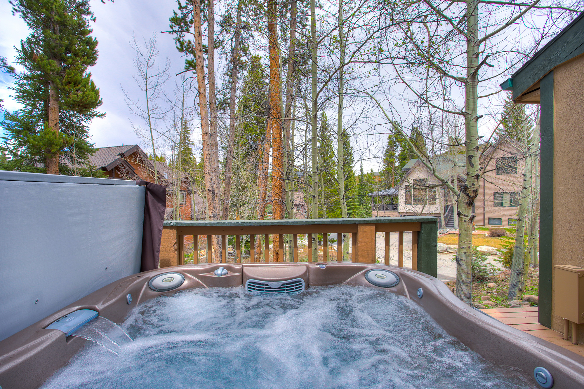 Hot tub view - Friendly Fox Chalet - Breckenridge vacation rental