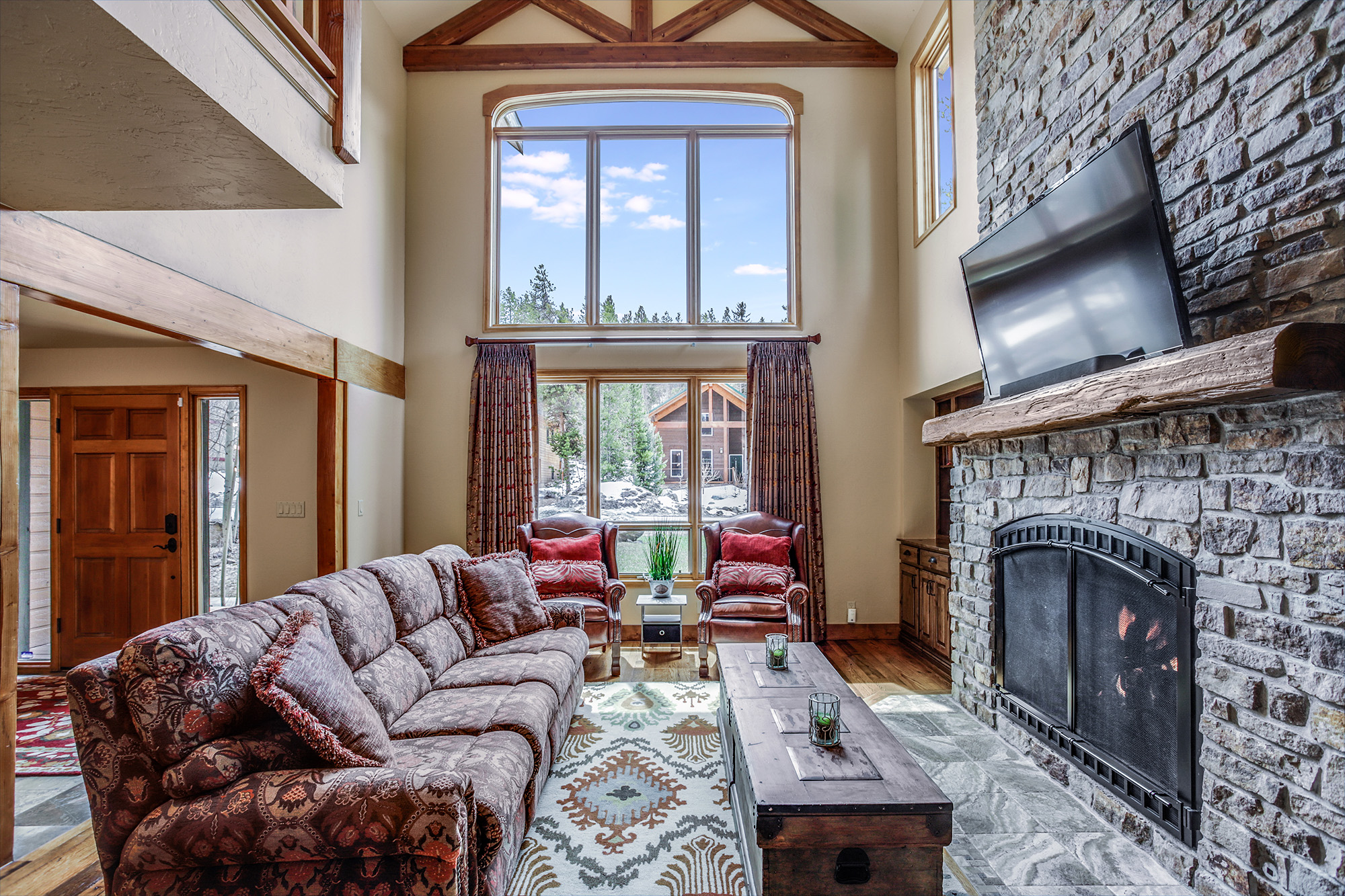 Living area - Friendly Fox Chalet - Breckenridge Vacation Rental