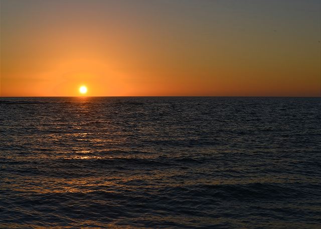 Enjoy a Beautiful Gulf Sunset from the Screened Porch on Resort Villa A3221B