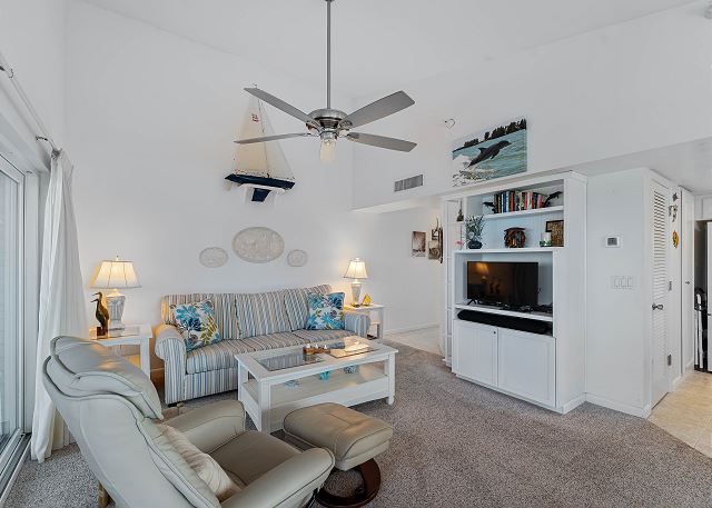Enjoy a Beautiful Gulf Sunset from the Screened Porch on Resort Villa A3221B