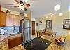 Fully stocked kitchen, has everything you need. 