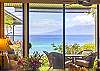 Looking out, enjoying paradise.