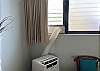 This portable AC keeps the main floor bedroom perfectly cool!