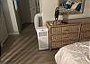 This portable AC in the upstairs loft, keeps you nice and cool!