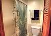 Kahala 833 Bathroom Shower with glass sliding doors.