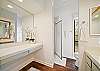 Second bathroom with shower