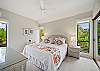 Keep cool in the second bedroom with a ceiling fan