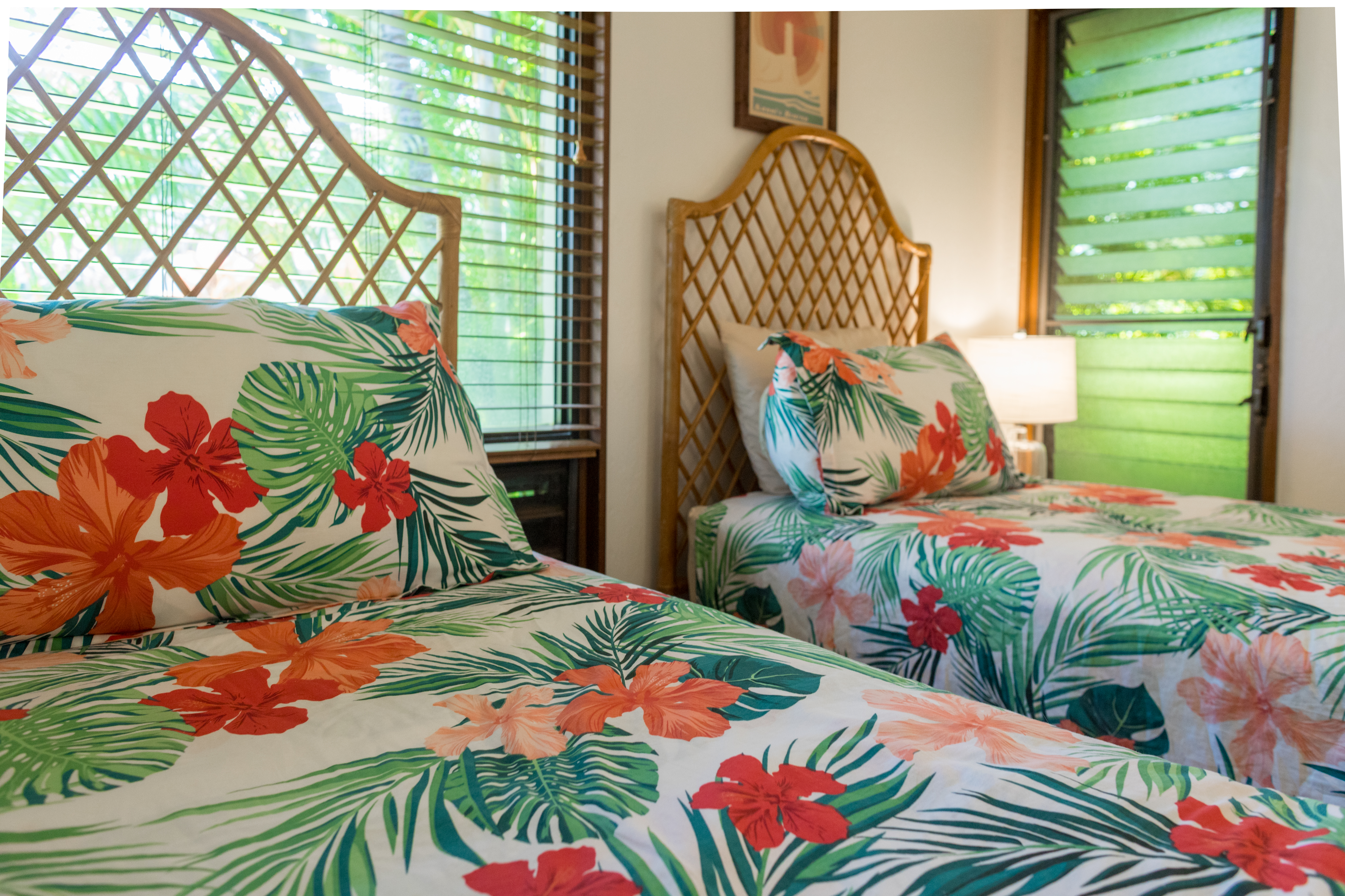 Kahala 312's second bedroom is clean, comfortable and perfect for two!