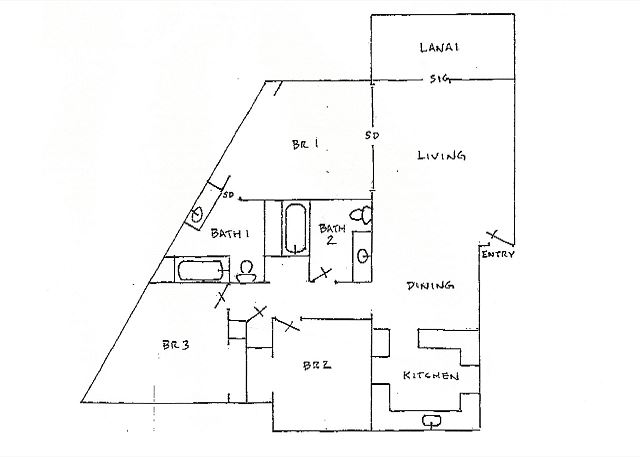 Floor plan of this unit!