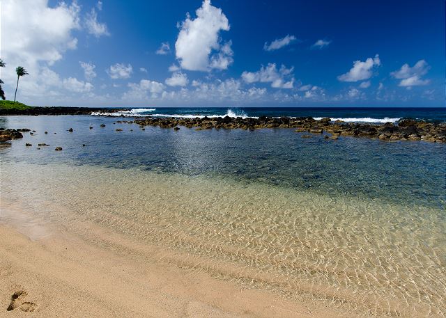 Hale Malanai Baby Beach Poipu Kauai Vacation Home Hale Malanai Is 40 Feet From The Beach Access To Baby