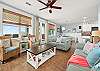 Open floor plan 