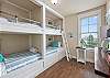 The bunk bedroom