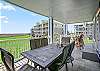 Enjoy outside dining on your private shaded balcony.