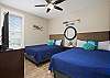 3rd bedroom has 2 queen sized beds