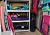 Locker with beach gear for guest use!