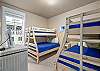3rd bedroom has two sets of bunk beds (both twin over full)