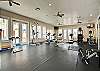 Fitness center at Pointe West Beach Club.