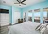 Master bedroom with king bed and stunning views! With private balcony access. Smart TV.