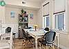 Dining room table for enjoying family meals together 