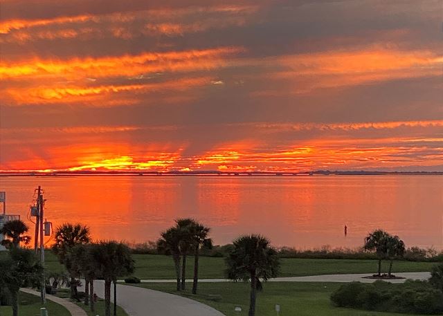 Beautiful sunsets hosted by Pointe West Vacation 