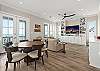 Family room upstairs with smart tv available. 