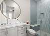 en suite bathroom with walk-in shower.
