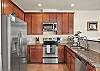 Plenty of counter top space 