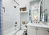 Bathroom with shower/tub combo 