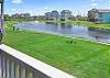 Pond views from rear porch.