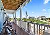 Private shaded front porch.